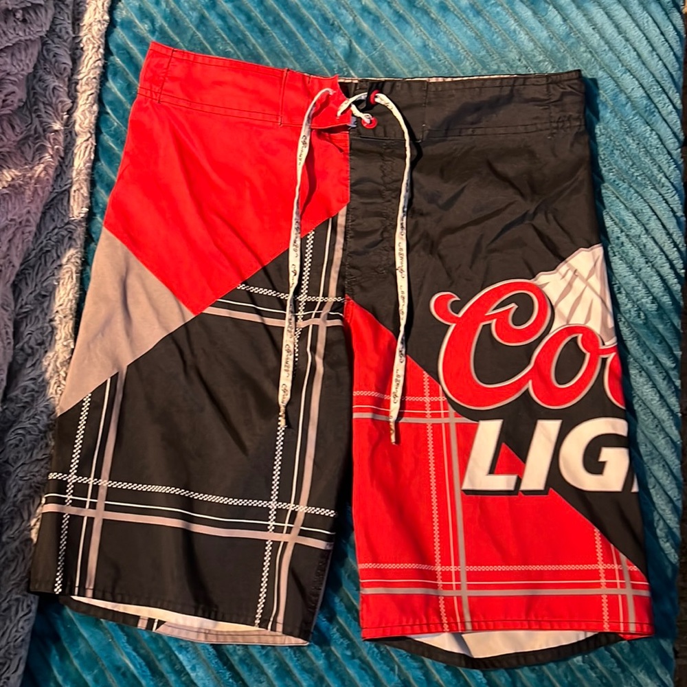 Coors light swim trunks size small